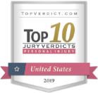 TopVerdict.com Top 10 Jury Verdicts - Personal Injury - United States 2019
